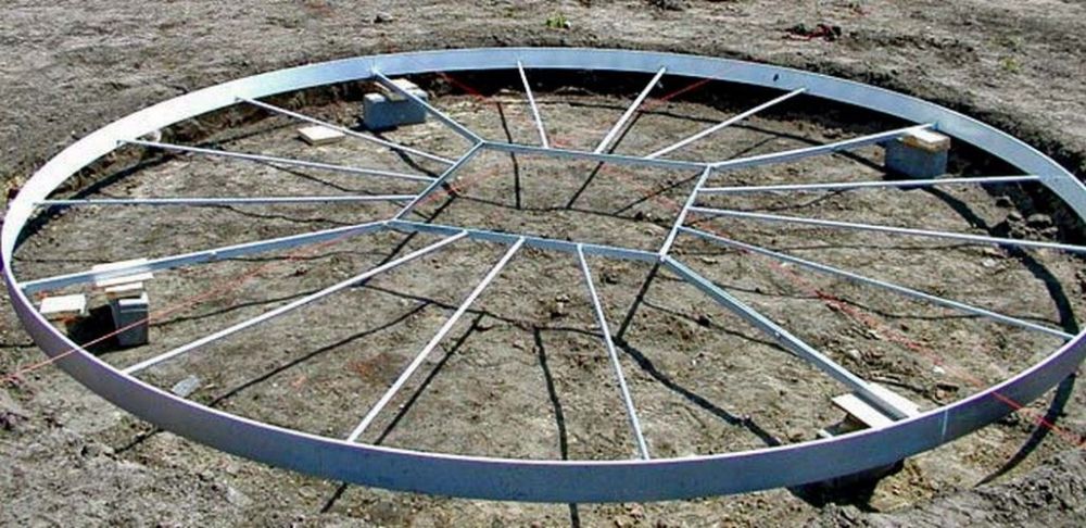Фотографии Круг для толкания ядра Polanik соревновательный D= 2,135 м S-243