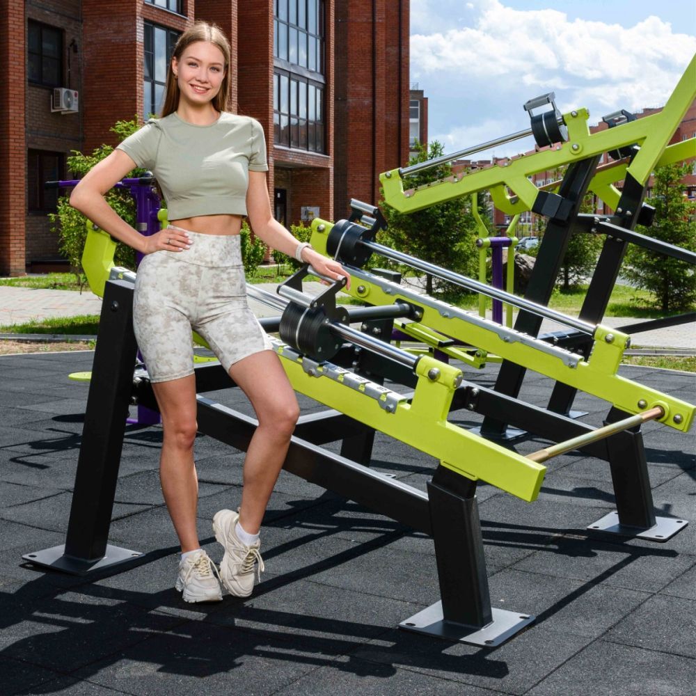 Фотографии Уличный тренажер Становая тяга с переменной нагрузкой