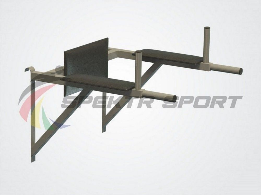 Фото Тренажер брусья-пресс навесной, серый Pioner A12188