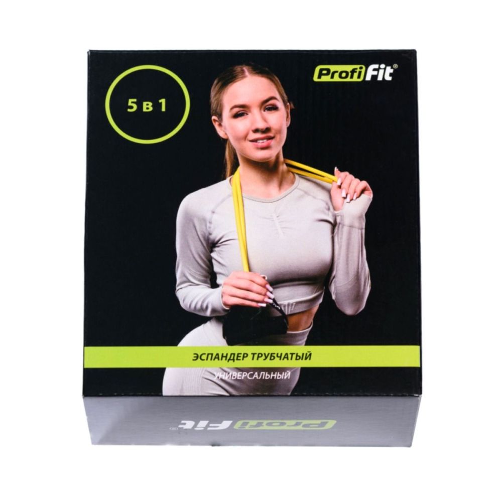 Фотографии Эспандер трубчатый универсальный 5 в 1 PROFI-FIT