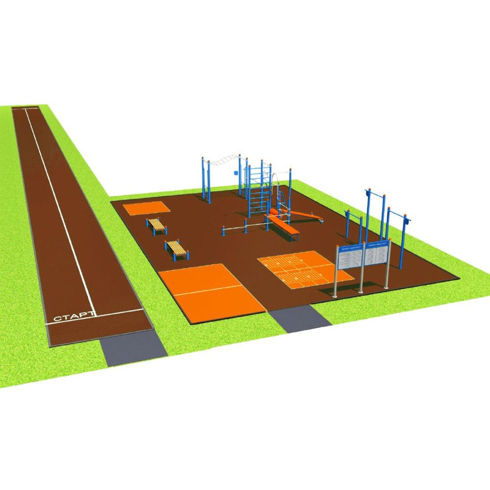 Фото Площадка для сдачи нормативов. Ступень 4-5 (№2)