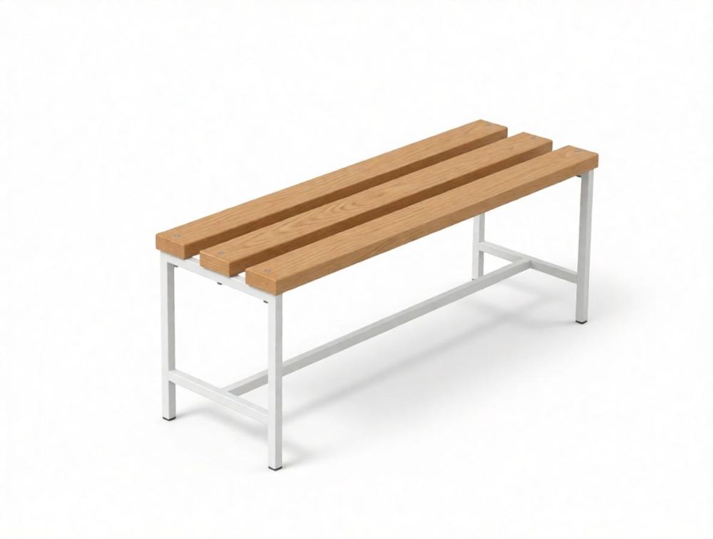 Фото Скамейка для раздевалок без спинки, 200 см разборная