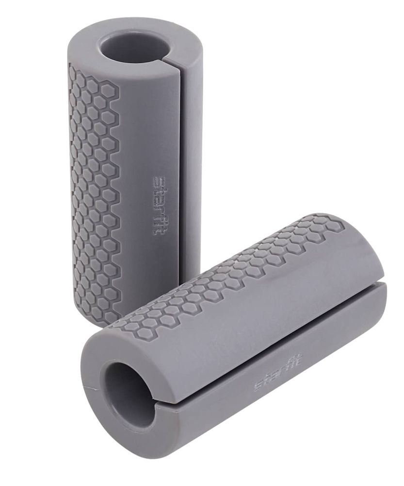 Фото Расширители хвата Star Fit BB-110, d=25 мм, цилиндрические, серый, 2 шт