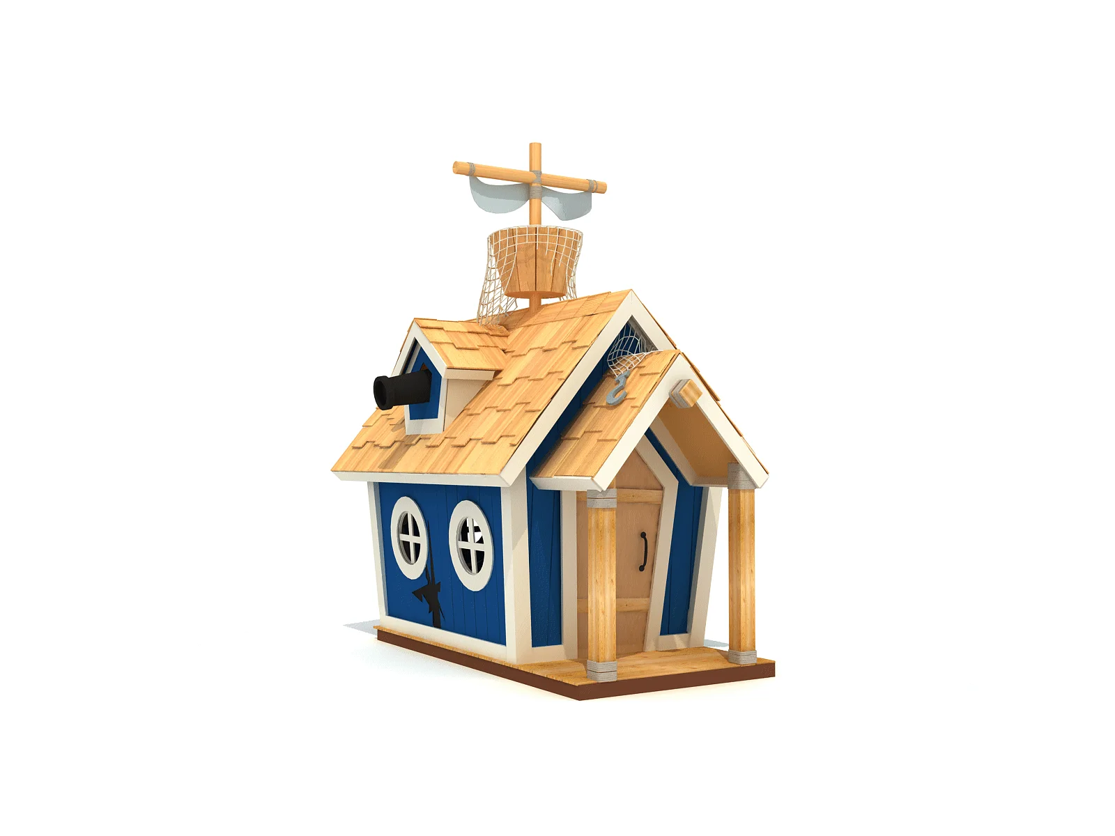 Фотографии Домик игровой Kids Crooked House Пиратский Корабль