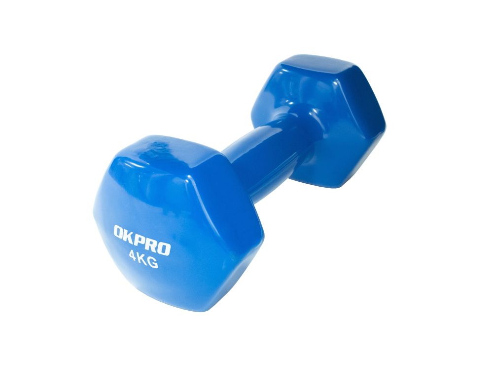 Фото Гантель виниловая 4 кг для групповых программ