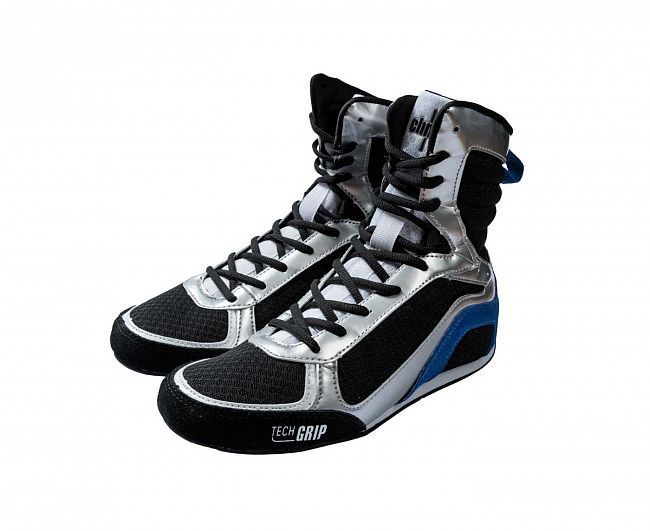 Фотографии Боксерки Clinch Olimp Limited Edition черно-серебристо-сине-красные C416