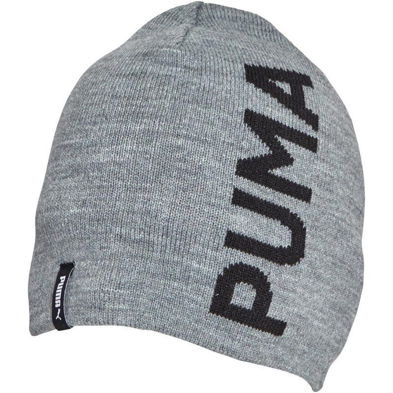 Шапка спортивная зимняя PUMA Ess Classic Cuffless Beanie, 02343305, серый