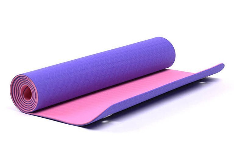 Коврик для йоги TPE 6 мм, фиолетовый, двухсторонний (с люверсами) Hasttings Digger HD22D1C-Purple