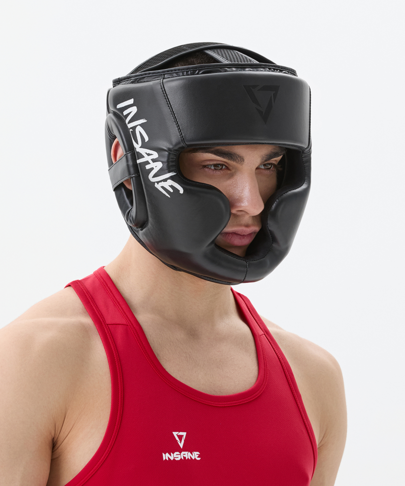 Фотографии Шлем закрытый INSANE IMPACT, ПУ, черный