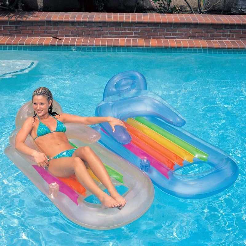 Фотографии Надувной матрас пляжный Intex 160х85см 58802