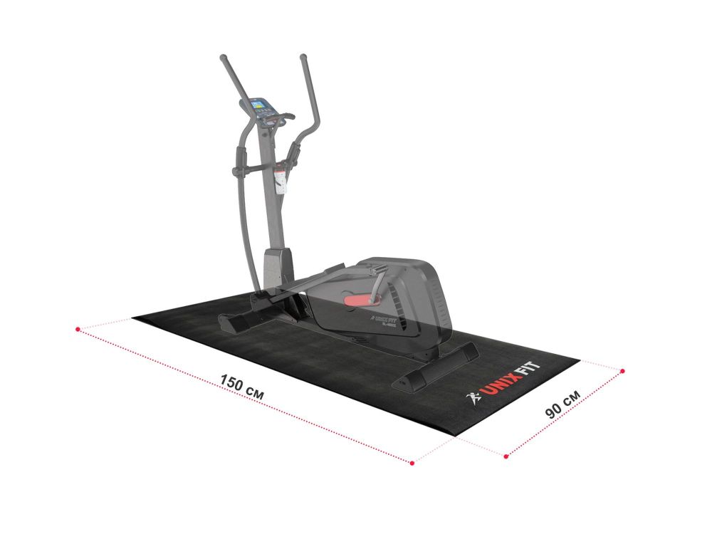 Коврик UnixFit для кардиотренажёров 150x90x0,6 см MAT90150P