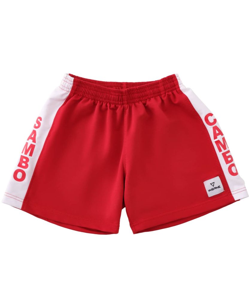 Фотографии Шорты для самбо Insane Start, хлопок, красный