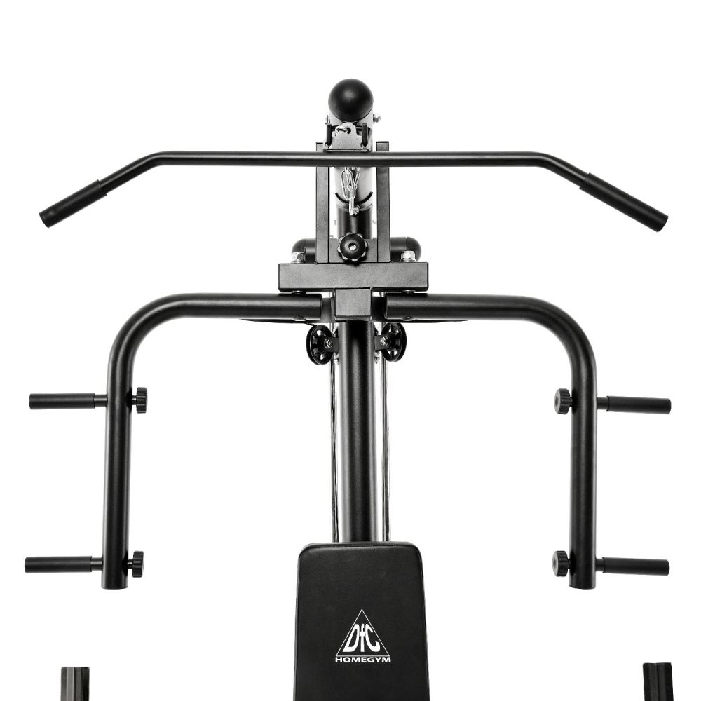 Силовой комплекс со скамьей DFC Homegym (три короба + два груза)