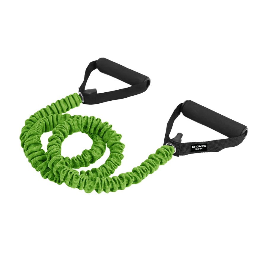 Фото Эспандер трубчатый в рукаве BRONZE GYM,среднее сопр.