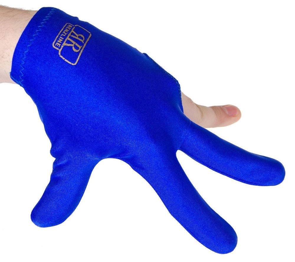 Фотографии Перчатка бильярдная «Renzline Start Blue» (синяя)