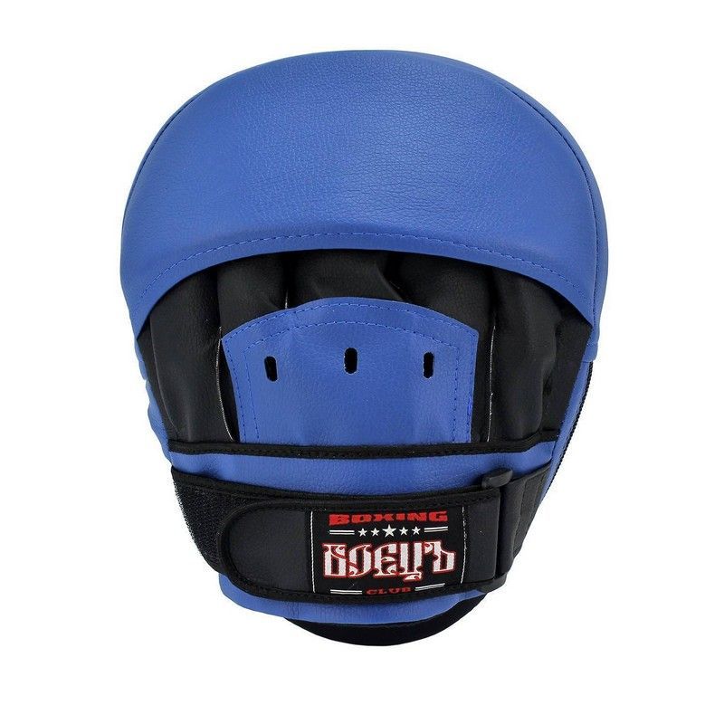 Фотографии Лапы боксерские гнутые Боецъ 111 черно-синие