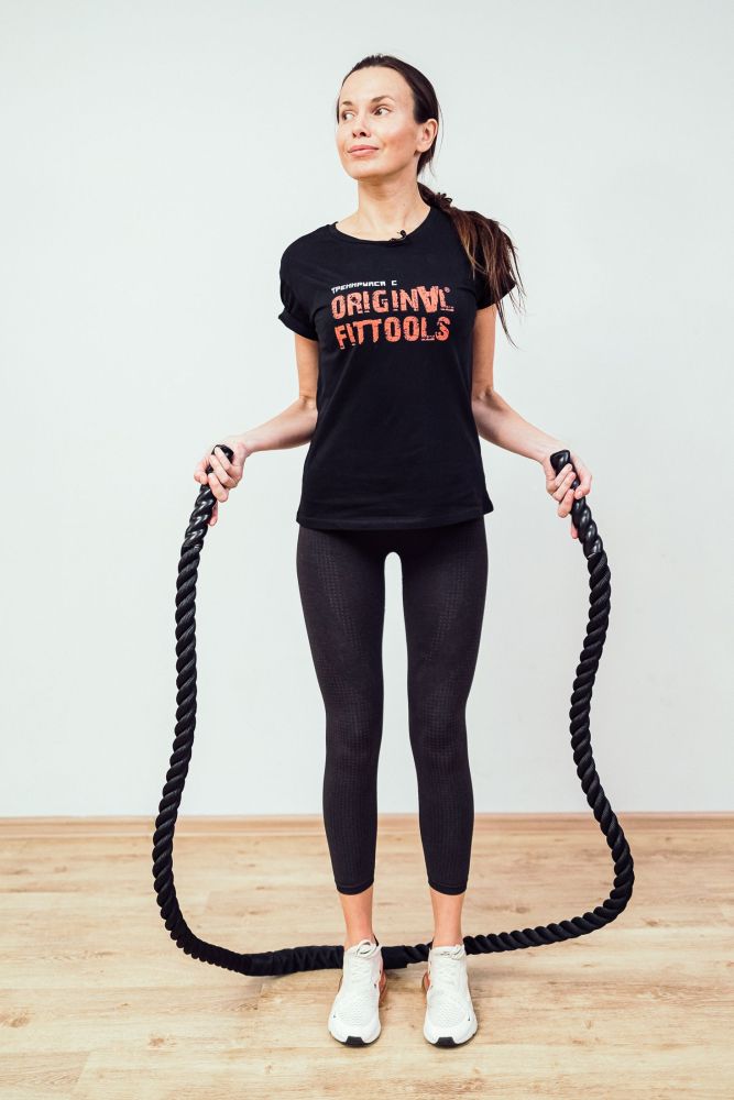 Фотографии Скакалка тяжелая для функционального тренинга 38мм x 3м