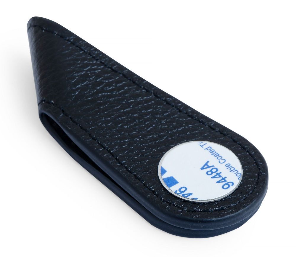 Фотографии Пенал для мела магнитный «GL 2» черный (натуральная кожа)