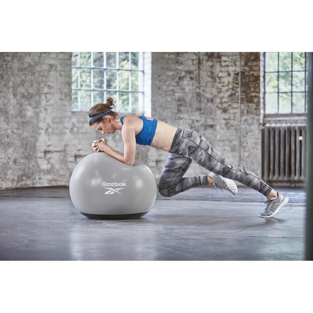 Фотографии RAB-40016BK Гимнастический мяч Reebok серо-черный, 65 см