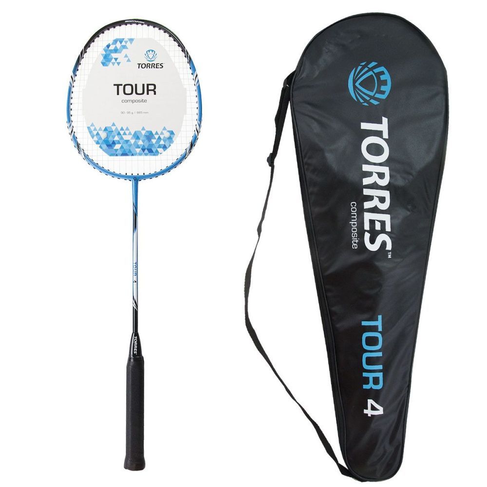Фото Ракетка для бадминтона Torres Tour4 BD20501 синий