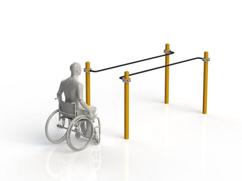 Фотографии Брусья параворкаут параллельные для колясочников Pioner A11788