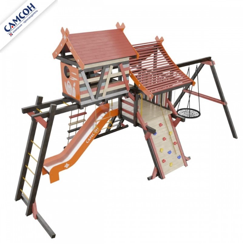 Фотографии Детская игровая площадка Самсон Хижина Корсика