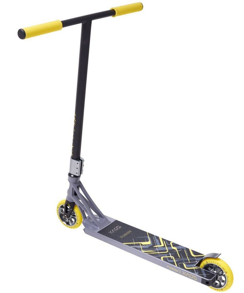 Фотографии Самокат трюковый XAOS Fusion Yellow 120 мм