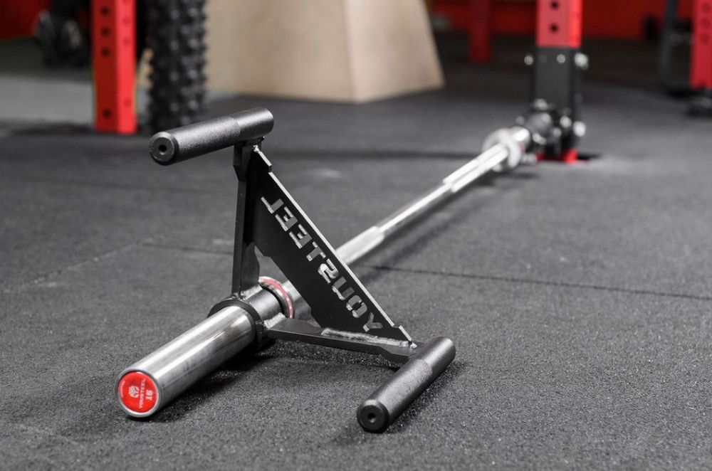 Ручки широкий хват YouSteel Hard для тяги грифа, черный