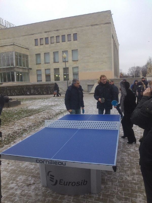 Фотографии Теннисный стол всепогодный антивандальный Cornilleau Pro 510 Outdoor синий