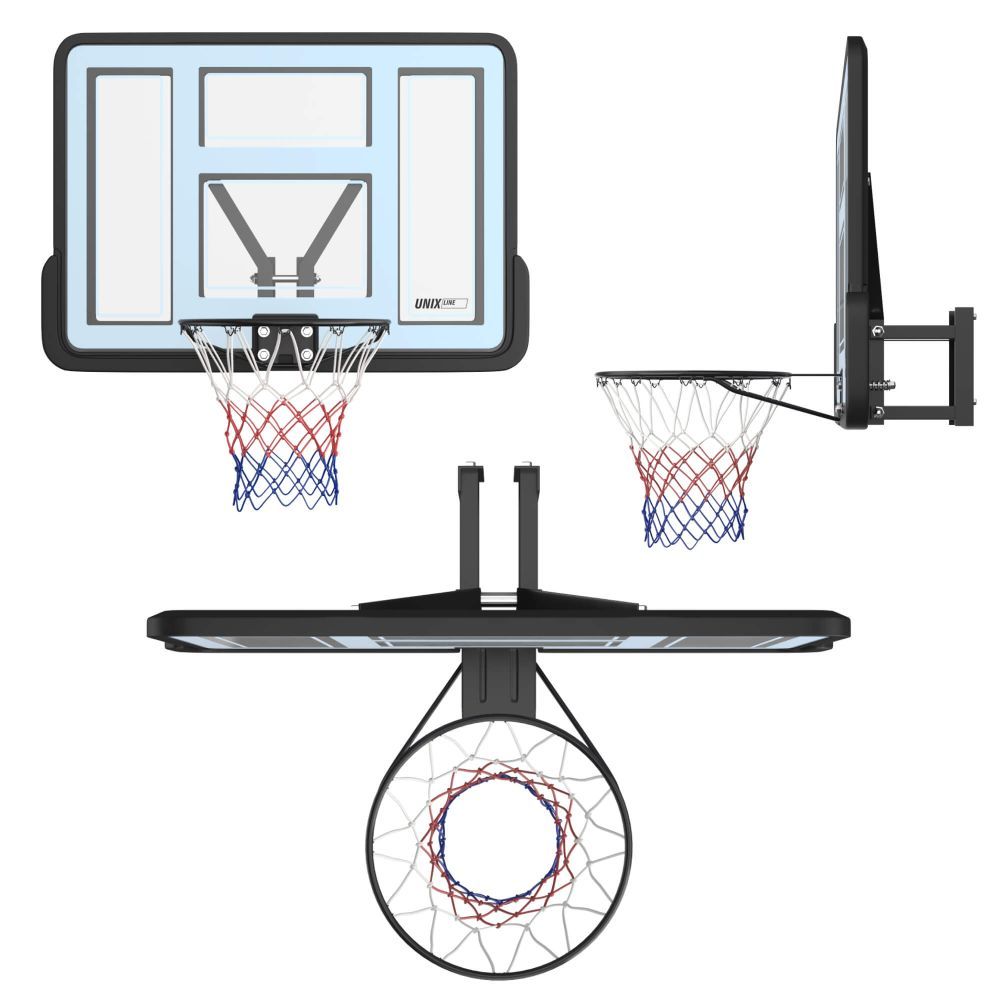 Фотографии Баскетбольный щит UNIX Line B-Backboard-PVC 44"x30" (110 х 75 см) R45