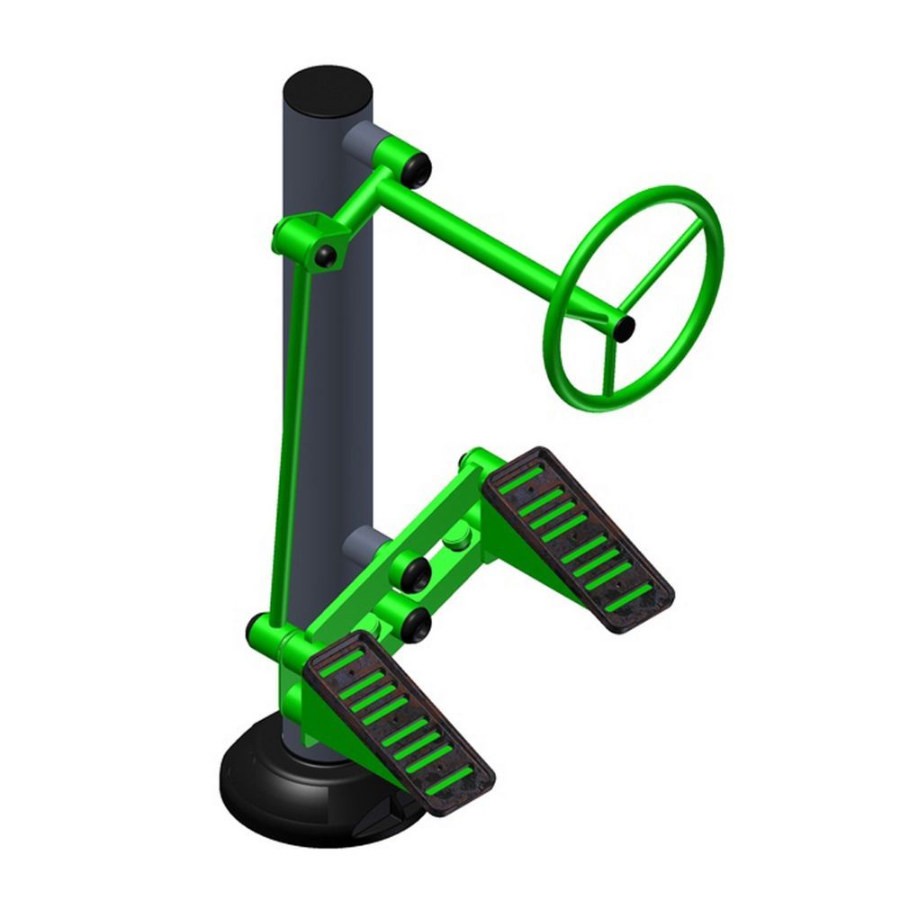 Фото Уличный тренажер взрослый Степ с тягой Pioner A16987