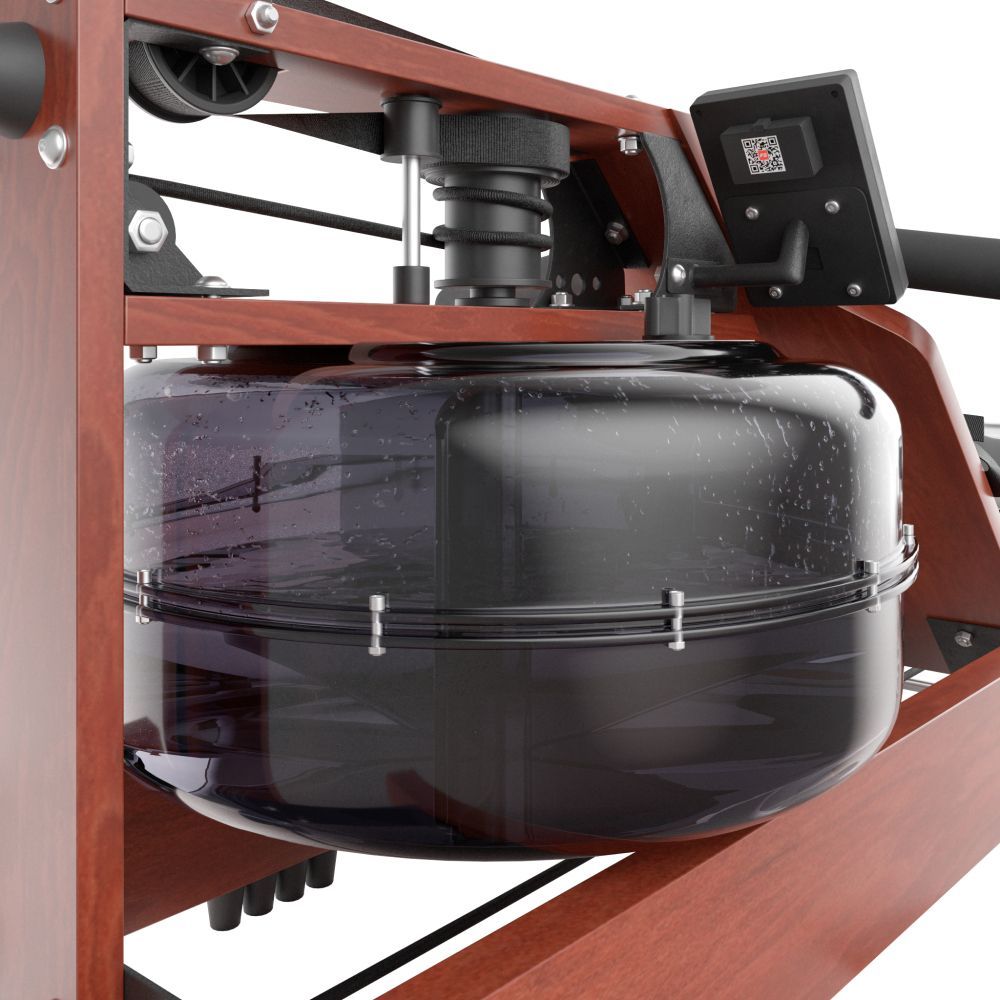 Гребной тренажер UNIX Fit тёмное дерево / Wood Rower Dark