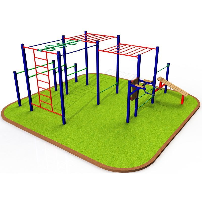 Фотографии W-1.7.12 Площадка для воркаута. Уровень двор (70 кв.м.).