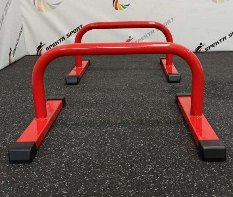 Фотографии Упоры напольные для отжиманий (паралетсы) красный