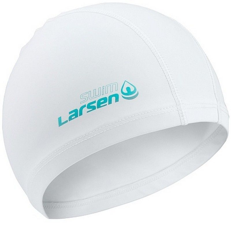 Фото Шапочка для плавания Larsen Ultra белая