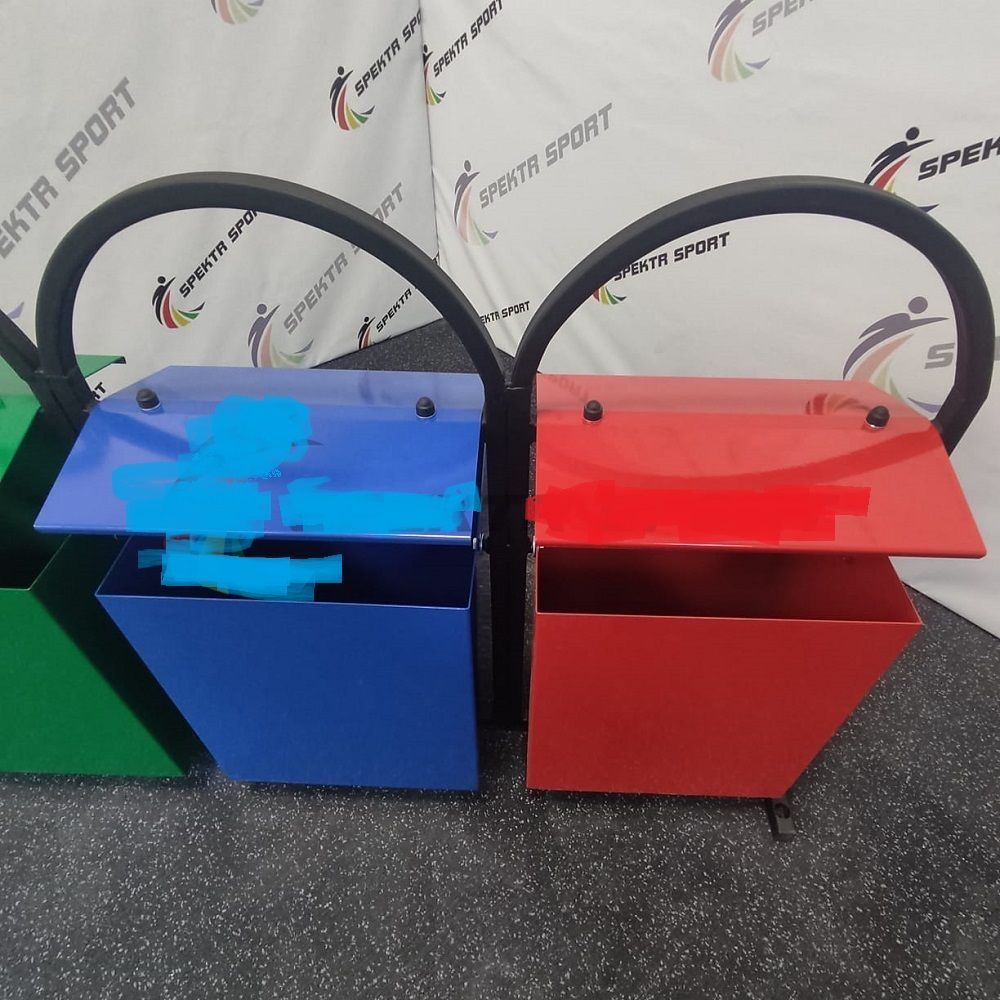 Фотографии Урна трехсекционная 120х30х80см Pioner A11038