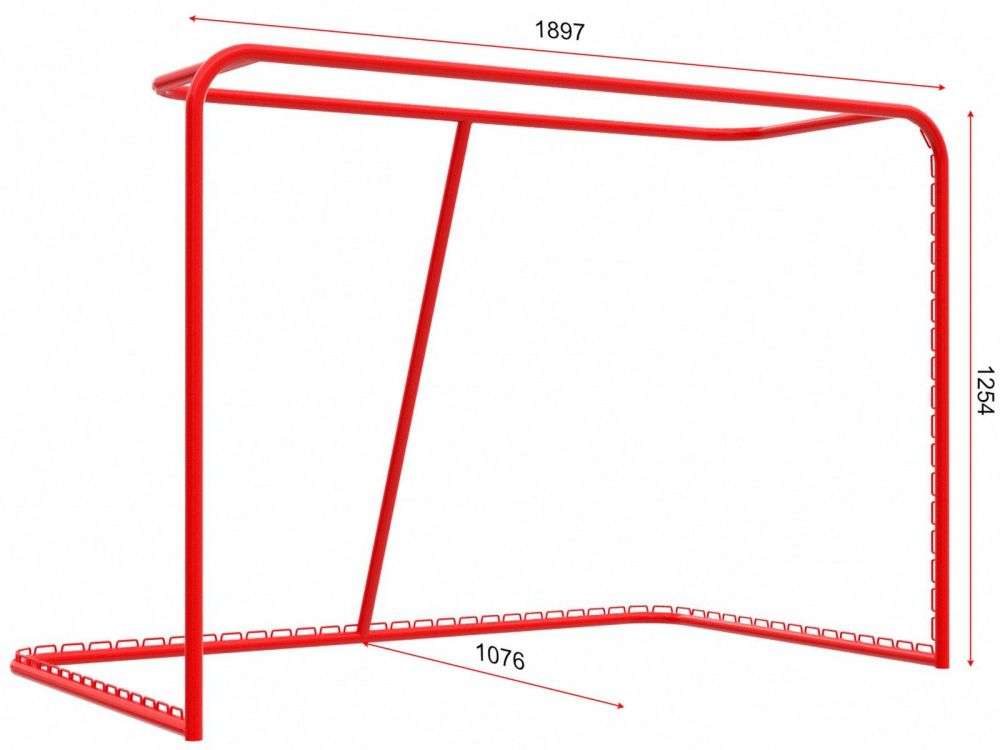 Фотографии Ворота хоккейные тренировочные из трубы D=34 мм  Pioner A13758