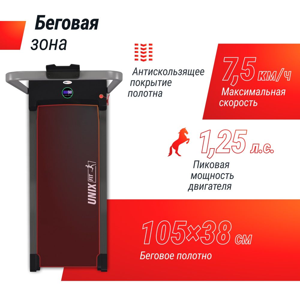 Картинки Беговая дорожка UNIX Fit R-200V