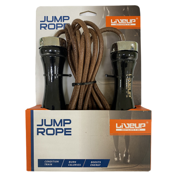 Фотографии Кожаная скакалка LiveUp LS3121