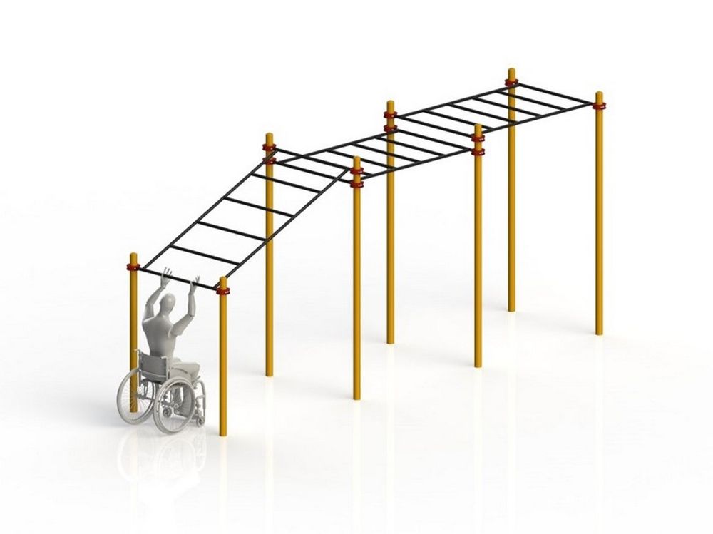 Фотографии Рукоход разноуровневый для колясочников  Pioner A11778