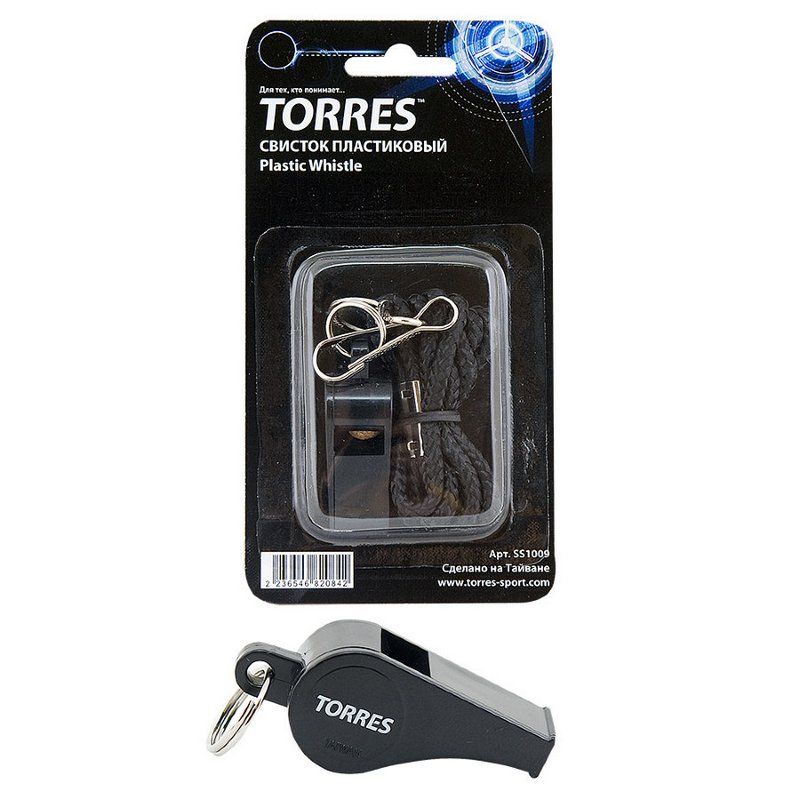 Фото Свисток пластиковый с шариком Torres SS1009