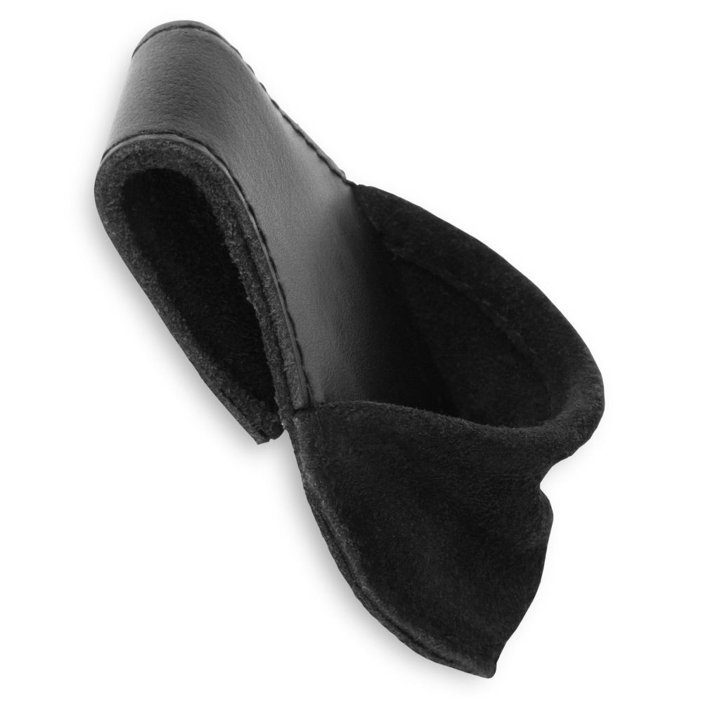 Фотографии Держатель мела Карман замшевый чёрный H-129-VL  03926