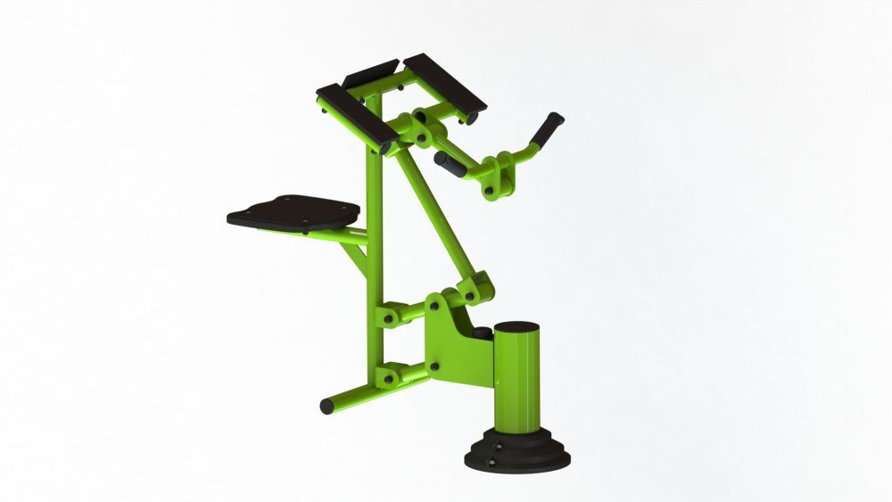 Фотографии Уличный тренажер взрослый Бицепс для одного Pioner A17407