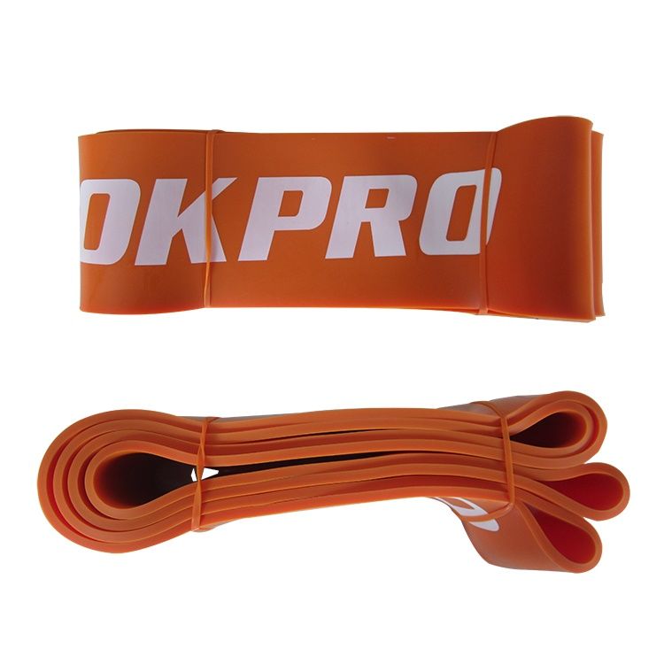 Фото Резиновая петля тренировочная XXL (8,3 см) OKPRO OK1925 оранжевая