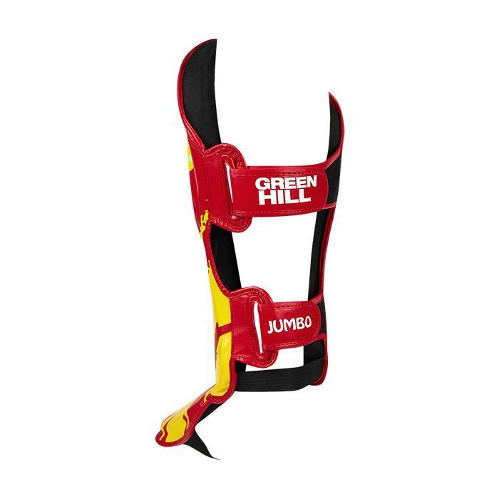 Фотографии Защита голень-стопа Green Hill Jumbo красно-желтая SIJ-2166