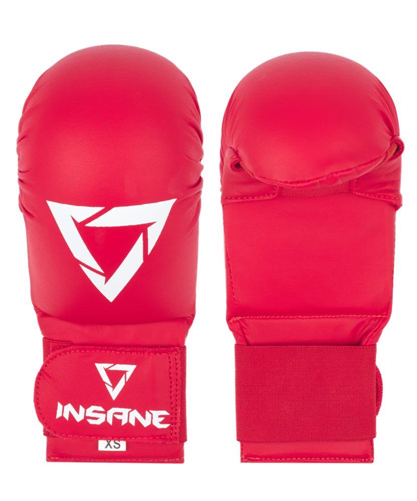 Фото Накладки для карате MANTIS, ПУ, красный