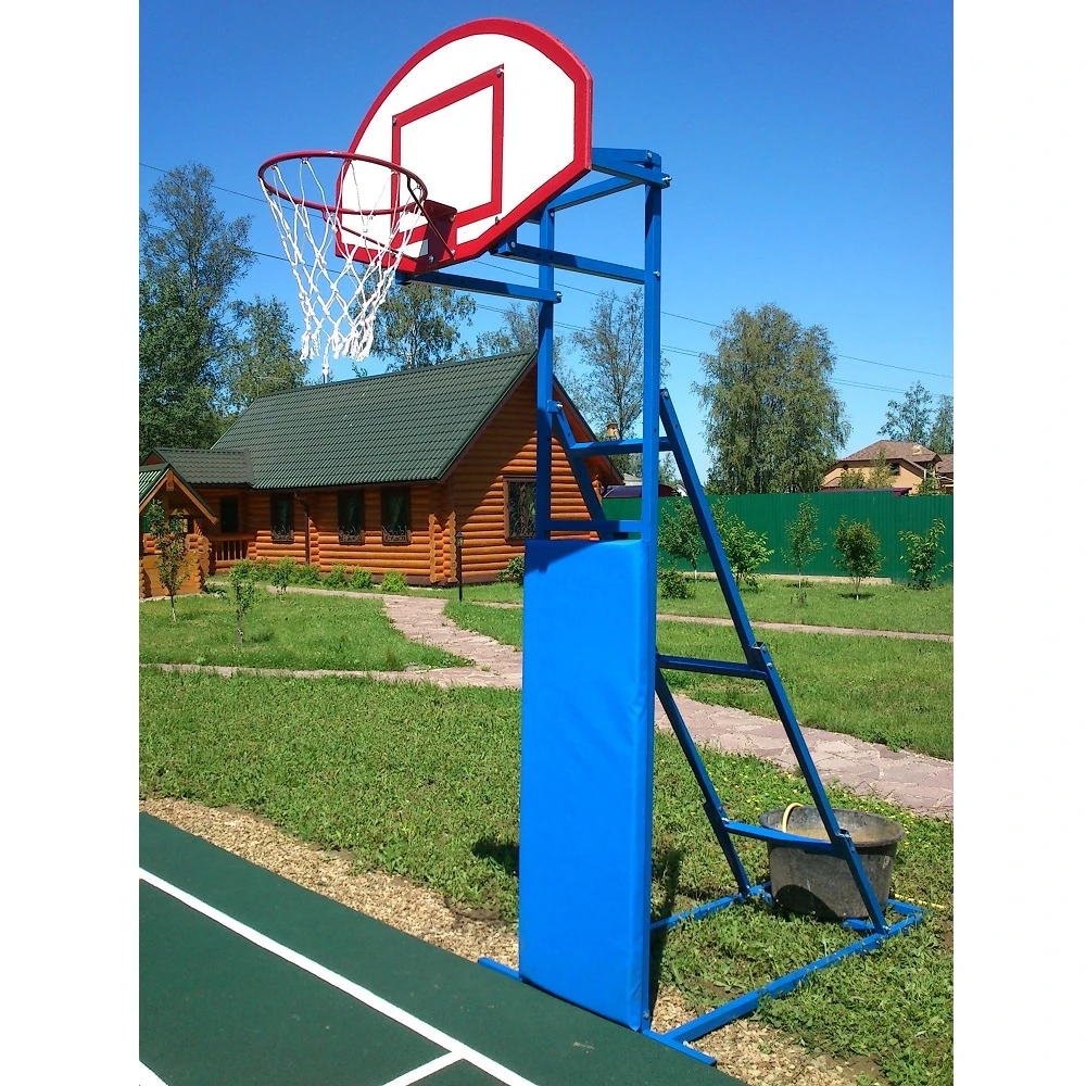 Фотографии Стойка баскетбольная/стритбольная складная с щитом, кольцом и сеткой