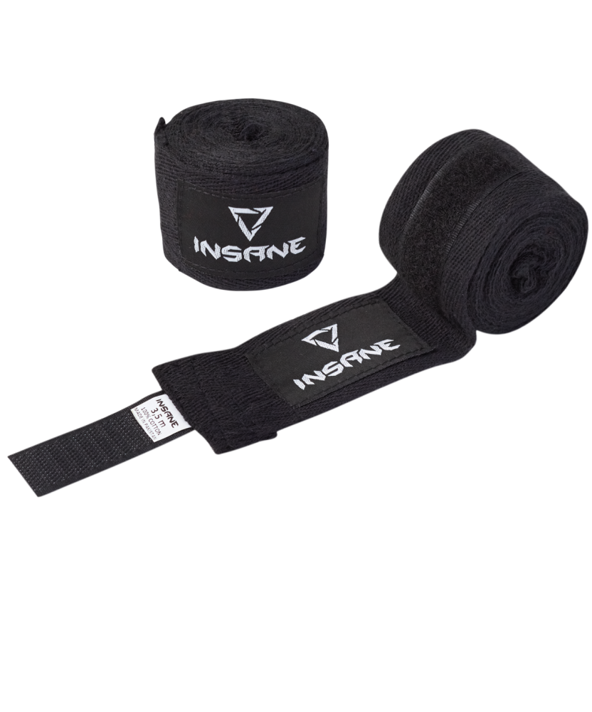 Фото Бинт боксерский VIPER, хлопок, черный, 3,5 м