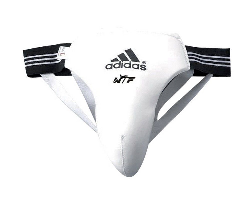 Фото Защита паха Adidas WTF Men Groin Guard белая мужская adiTGG01