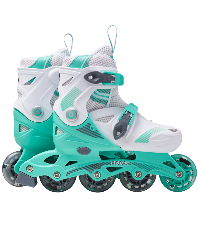 Фото Ролики раздвижные Swipe Mint, пластиковая рама